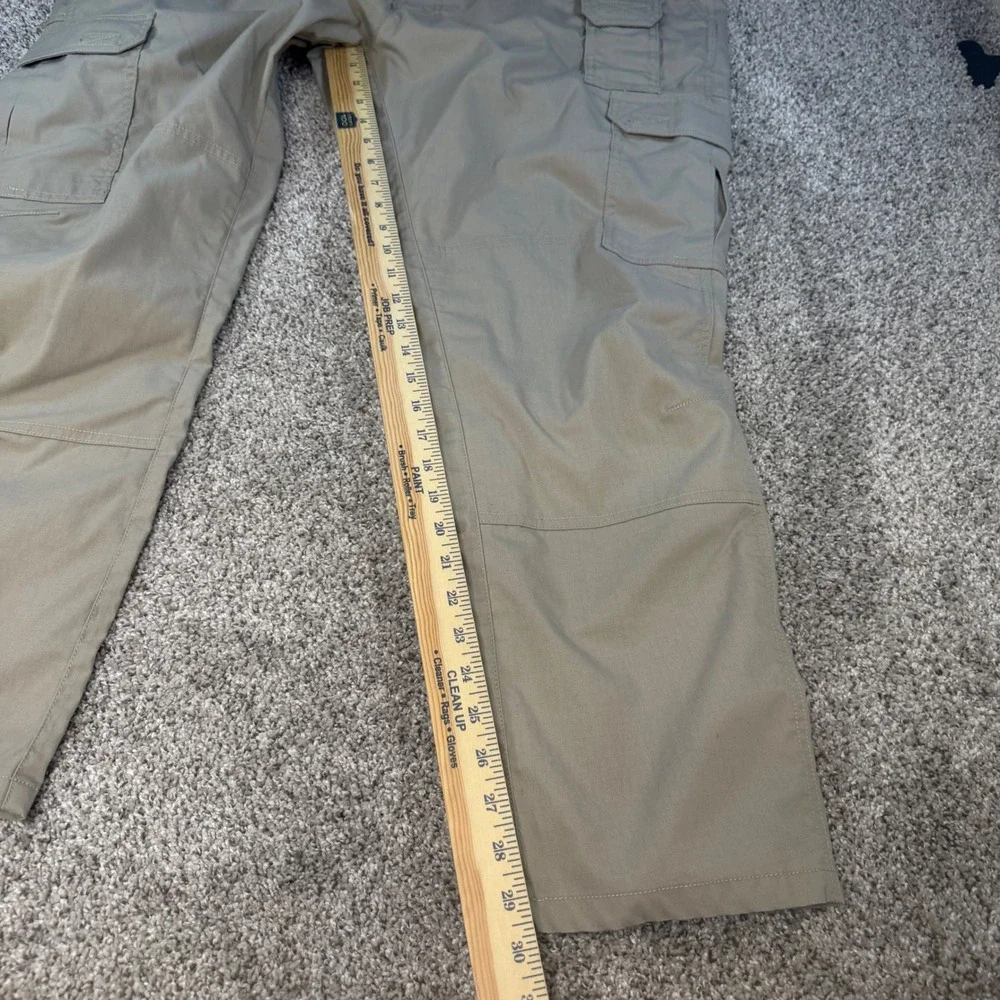 5.11 Tactical Stryke Pants Mens 42x30 Khaki Tan Flex-Tac Ripstop Cargo 74369